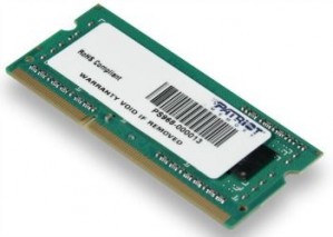 Patriot PSD34G160081S 4GB 1600MHz DDR3 Non-ECC CL11 SODIMM