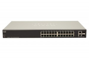 Cisco Systems Switch zarządzalny Cisco SF200-24 24x100 2xSFP Combo Rack (SLM224GT)