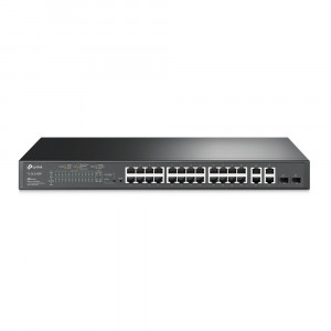 TP-Link Przełącznik SL2428P Switch Smart 24PoE+ 2GE 2SFP