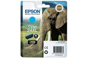 Epson Ink Cyan No.24XL | Pages 740 - 8,7ml | 