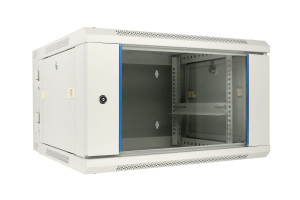 Extralink Szafka wisząca rack 6U 600x600 szara dwusekcyjna