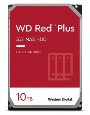 Western Digital WD Red Plus 10TB SATA 6Gb/s 3.5inch 256MB cache 7200Rpm Internal HDD Bulk