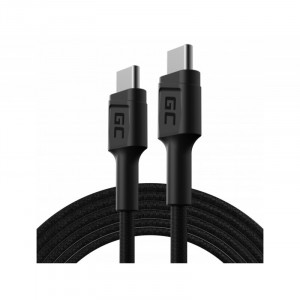 Green Cell Kabel GC PowerStream USB-C - USB-C 200 cm, QC, PD 60W