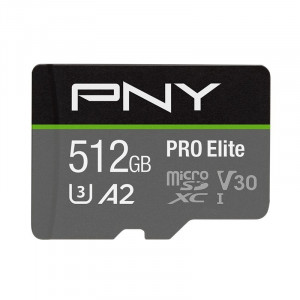 PNY Technologies Karta pamięci MicroSDXC Elite 512GB P-SDUX512U3100PRO-GE