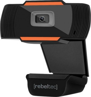 rebeltec Kamera Internetowa Live HD, typ sensora CMOS 1/4' Rozdzielczość 1280x720, focus: od 3cm do nieskończoności, 30 klatek/s, Wbudowany mikrofon