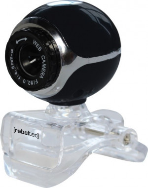rebeltec Kamera Internetowa VISION typ sensora CMOS rozdzielczość 640x480, Focus:od 3cm do nieskończoności, 30 klatek/s, wbudowany mikrofon, soczewka 3p