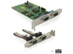 DeLOCK IO Delock PCI Karte 4x seriell DB9