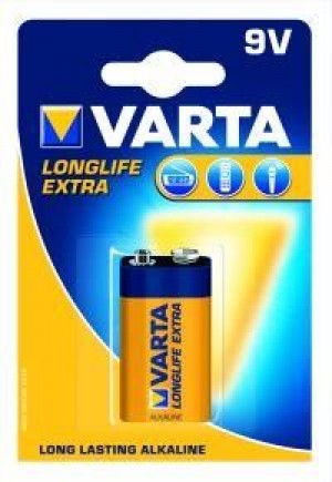 VARTA Baterie Longlife Extra 6LR61/PP3 9V 1szt