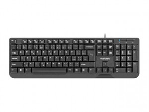 NATEC Klawiatura Trout Slim USB CZ/SK 1.8m Czarna