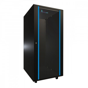 Extralink Szafa rack 27U 600x800mm czarna stojąca