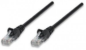 Intellinet Network Solutions INTELLINET 320757 Intellinet patch cord RJ45. kat. 5e UTP. 2 m. czarny. 100 miedź