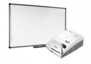 AVTek Zestaw Tablica 2 (TT-Board 90 Pro + projektor UST Vivitek DW770UST z uchwytem)