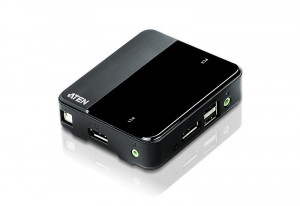 Aten Przełącznik KVM 2-Port USB 4K DP/Audio