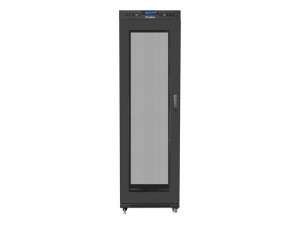 LANBERG Szafa instalacyjna rack stojąca 19 42U 600x800 czarna, drzwi perforowane lcd (flat pack)