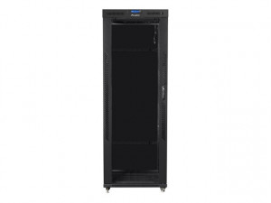 LANBERG Szafa instalacyjna rack stojąca 19 42U 800x1000 czarna, drzwi szklane LCD (Flat pack)