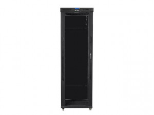 LANBERG Szafa instalacyjna rack stojąca 19 47U 800x1000 czarna, drzwi szklane LCD (Flat pack)