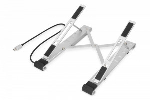 Assmann Notebook Riser with 5 Port USB 3.0 Hub