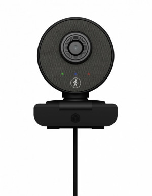 RaidSonic Technology Kamera internetowa IB-CAM501-HD FHD Webcam, 1080P, wbudowany mikrofon, Autofocus, wide view angle, Autotracking