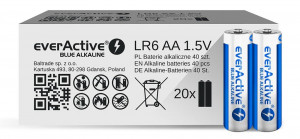 everActive Baterie LR6/AA Blue Alkaline 40 szt. Edycja limitowana