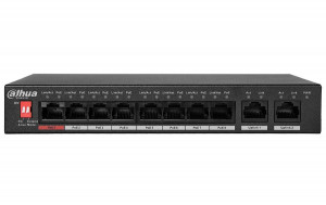 DAHUA Przełącznik PFS3010-8ET-96-V2 8 portowy switch POE