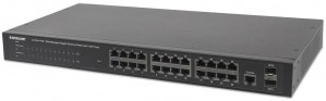 Intellinet Network Solutions Przełącznik Gigabit 24x 10/100/1000 RJ45 POE+ 2x SFP MANAGED