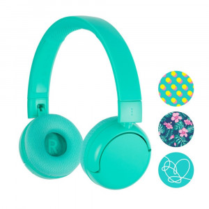 BuddyPhones Słuchawki Pop turkus