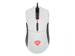 Genesis Mysz Krypton 290 6400DPI podświetlenie RGB Biała