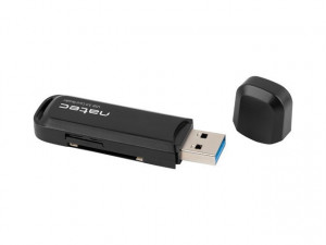 NATEC Czytnik kart pamięci Scarab 2 SD/Micro SD, USB 3.0 Czarny