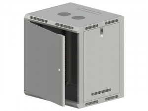 ALANTEC Szafa wisząca 19' 15U 600x500, drzwi metalowe FLAT PACK