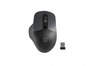NATEC Mysz bezprzewodowa Blackbird 2 1600 DPI z cichym klikiem Czarna
