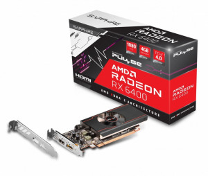 Sapphire Karta graficzna Radeon RX 6400 PULSE GAMING 4GB GDDR6 64bit DP/HDMI