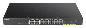 D-Link Przełącznik DGS-1250-28XMP 24GE PoE+ 4SFP+