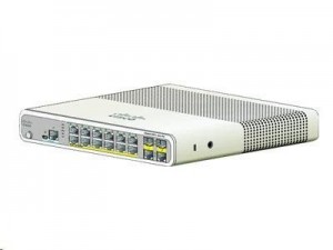 Cisco Systems WS-C2960C-12PC-L Cisco Catalyst 2960C Switch 12 FE PoE, 2 x Dual Uplink, Lan Base