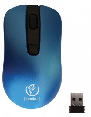 rebeltec Mysz bezprzewodowa STAR blue 800/1000/1600 DPI
