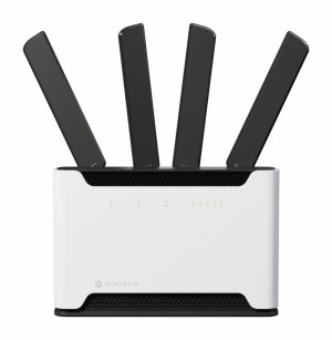 MikroTik Chateau 5G ax kit 1x2.5 Gigabit LAN 4x Gigabit LAN port 802.11ax Dual-Band wireless router with external antennas