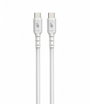 TB Kabel USB C - USB C 1 m. silikonowy biały