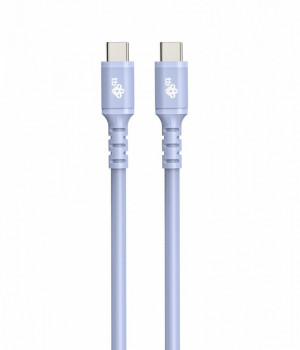 TB Kabel USB C - USB C 1m silikonowy fioletowy