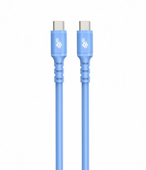 TB Kabel USB C - USB C 1m silikonowy niebieski