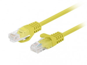 Lanberg Patchcord kat.5e UTP 1m żółty 10-pak PCU5-20CC-010