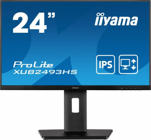 iiyama Monitor 23.8 cala XUB2493HS-B5 IPS.HDMI.DP.2x2W.HAS(150mm)