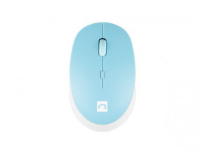 NATEC Mysz bezprzewodowa Harrier 2 Bluetooth 5.1 biało-niebieska