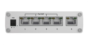 Teltonika Przełącznik przemysłowy TSW101 5xGbE 4xPoE+