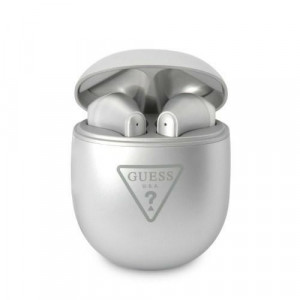 Guess Sluchawki Bluetooth TWS GUTWST82TRS Silver
