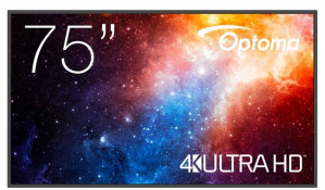 Optoma Monitor wielkoformatowy 75 cali N3751K matowy 24h/7,450cd/m2,USB-C,4K UHD (3840 x 2160),Android 11,Wifi+BT,OMS kod producenta H1F2C0GBW10