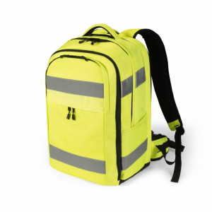 Dicota Plecak na laptopa 17.3 cali HI-VIS 32-38l żółty
