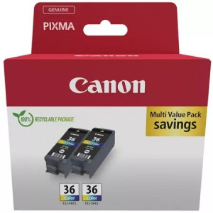 Canon Tusz CLI-36 COLOUR TWIN 1511B025