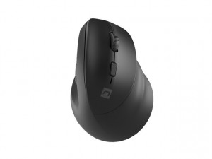 NATEC Mysz bezprzewodowa wertykalna Crake 2 2400 DPI Bluetooth 5.2 + 2.4GHz Czarna