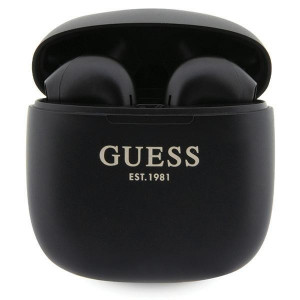 Guess Słuchawki Bluetooth TWS GUTWST26PSK Czarne