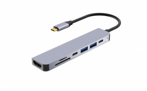 I-BOX Stacja dokująca HUB USB HDMI SD IUH3SL4K
