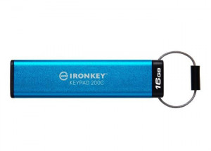 Kingston Pendrive 16GB IronKey Keypad 200C USB-C FIPS140-3 Lvl3 AES-256